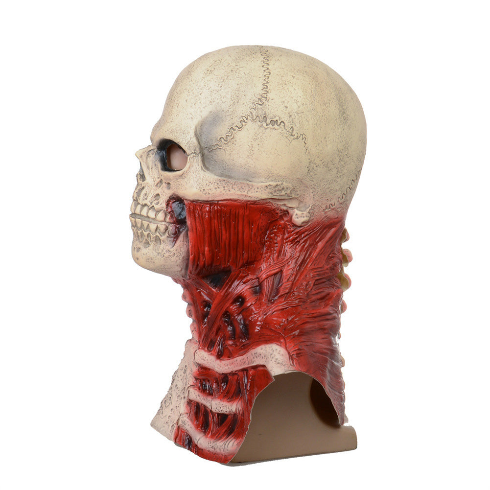 handschuhe maske Skelett Maske Handschuhe Cosplay Latex Masken Helm Maskerade Halloween – daskarnevalkostuem