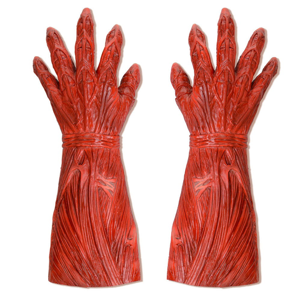 Skelett Maske Handschuhe Cosplay Latex Masken Helm Maskerade Halloween Party Kostüm Requisiten