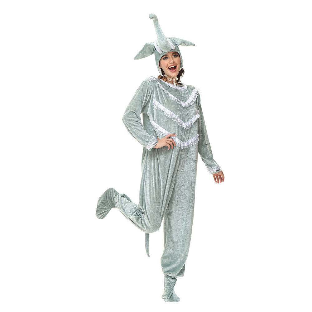 unisex Erwachsene Elefant Cosplay Kostüm Outfits Halloween Karneval Anzug
