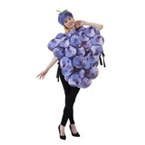 Unisex Erwachsene Frucht Traube Cosplay Kostüm Outfits Halloween Karneval Anzug