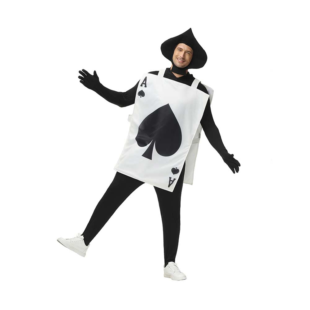 unisex Halloween Cosplay Poker Cosplay Kostüm Outfits Halloween Karneval Verkleidung Anzug