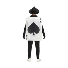 unisex Halloween Cosplay Poker Cosplay Kostüm Outfits Halloween Karneval Verkleidung Anzug