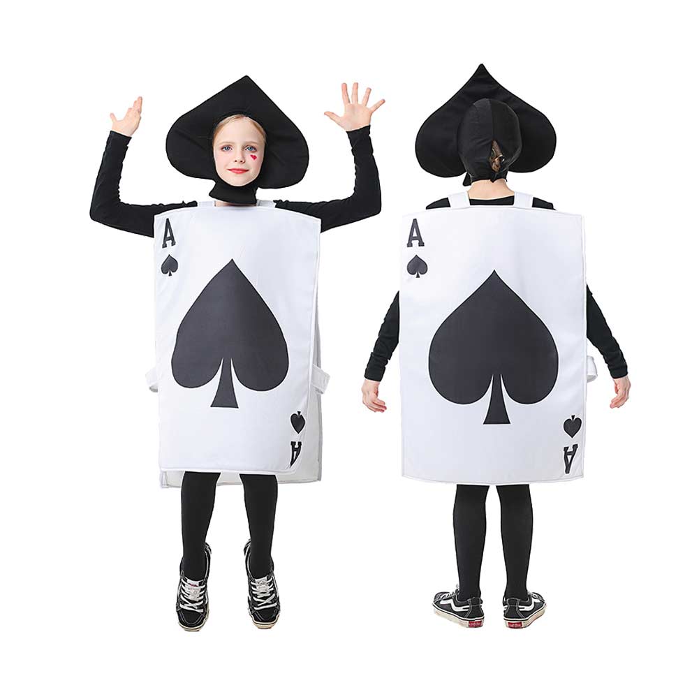 unisex Halloween Cosplay Poker Cosplay Kostüm Outfits Halloween Karneval Verkleidung Anzug
