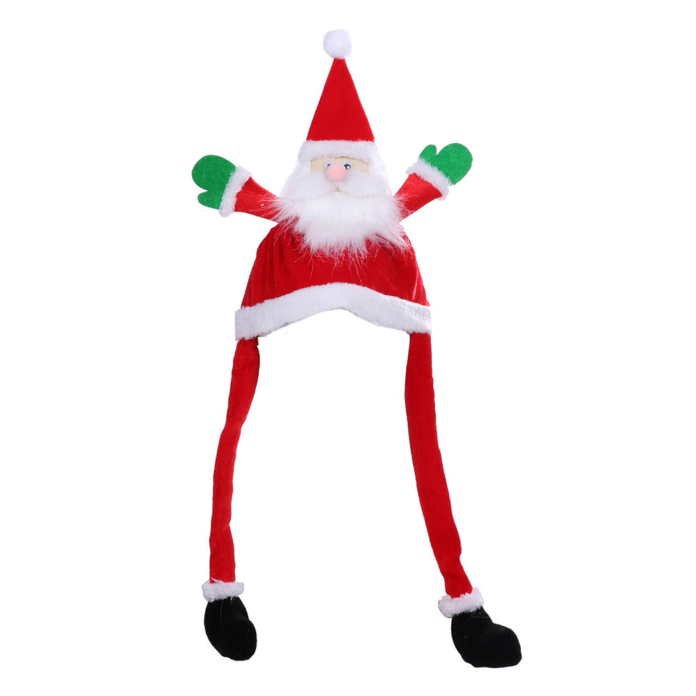 unisex Lustige Weihnachtsmannmütze Mütze Weihnachten Cosplay Kostüm Zubehör Outfits Halloween Karneval Anzug