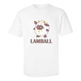 unisex Palworld Lamball Cosplay Baumwoll-T-Shirt 3D Druck Kurzarm-Shirt Game