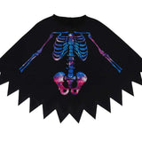 unisex Totenkopf Umhang Cosplay Kostüm Outfits Halloween Karneval Anzug