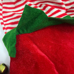 Weihnachten Elf Weinflasche Geschenk Taschen Samt Geschenk Handtasche