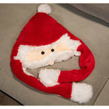 Weihnachten Weihnachtsmann Hüte weißer Bart Mütze Neujahr festlichen Urlaub Party Zubehör