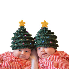Weihnachtsbaum gestrickt Beanie Hut kalten Hut Weihnachten Erwachsene gestrickt Wollmütze