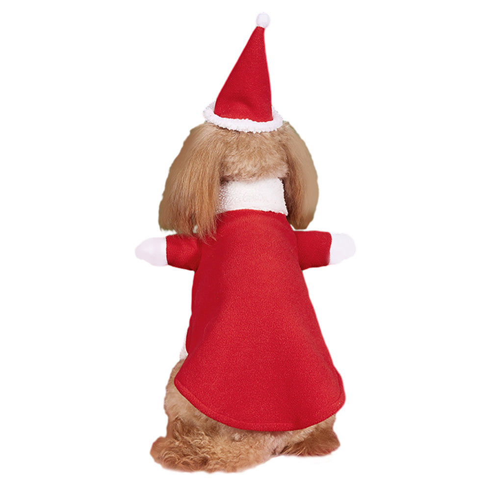 Weihnachtsmann Hundekostüm Cosplay Kostüm Outfits Weihnachten Tierkostüm Für Kleine, Mittelgroße Hunde